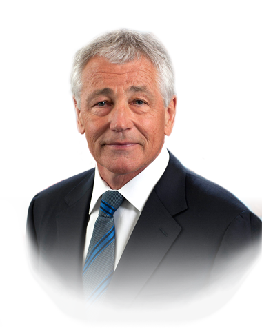 Chuck Hagel portrait