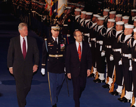 SecDef Perry presented with the Presidential Medal of Freedom