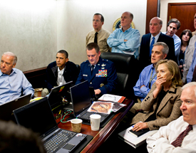 Members witness Osama bin Laden's capture