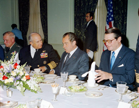 Luncheon meeting with Pres. Nixon