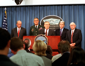 Press Conference on eve of 9/11