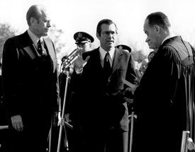 Secretary of Defense Rumsfeld sworn in